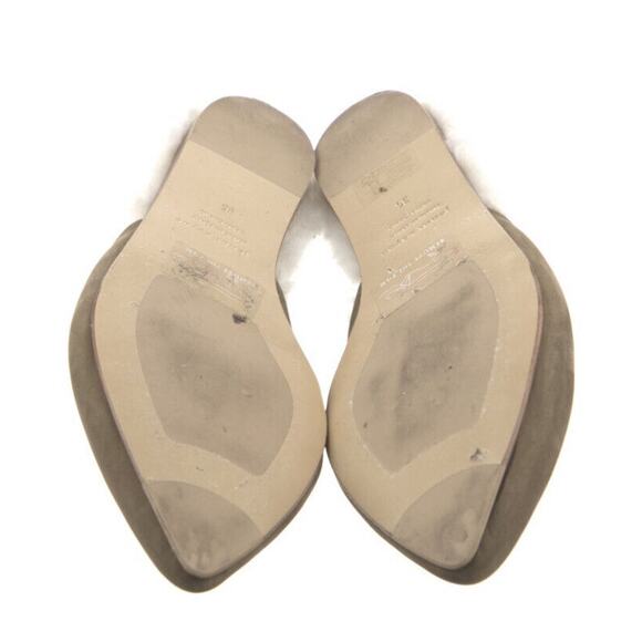 JENNI KAYNE Shearling-Lined Pointed Mule Size US-5 IT-35 in Laurel Green - Picture 8 of 8